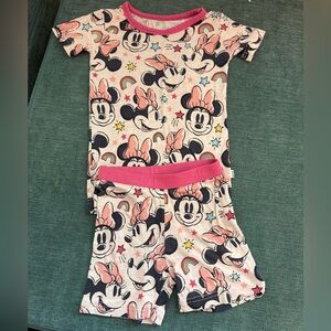 Little Sleepies Minnie Mouse Minnie Forever Print Shorts Set